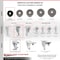 Service Caster 3 Inch Phenolic Wheel Swivel Top Plate Caster with Brake SCC-20S314-PHR-TLB - alternate 6